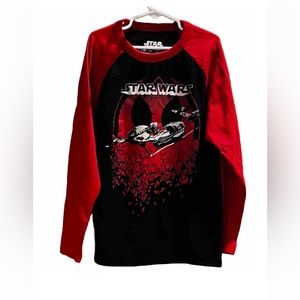 Star Wars Mad Engine Kids Long Sleeve T Shirt Size Medium